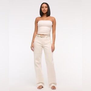 Abercrombie & Fitch Cream Jeans